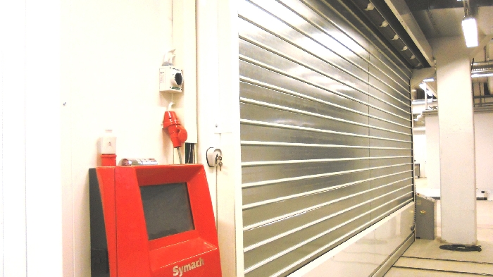 Izolované žaluzie DP110, aplikace na lakovací kabinu