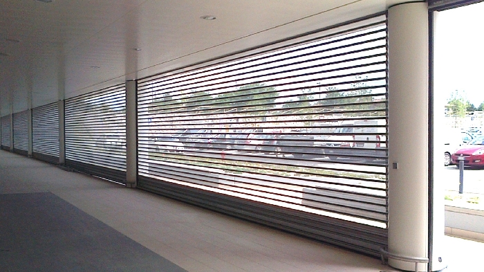 Mikroperforované žaluzie P97 Traspar