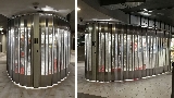 Posuvná skládací žaluzie FoldingPACK&reg; - Metro stanice Milano Centrale